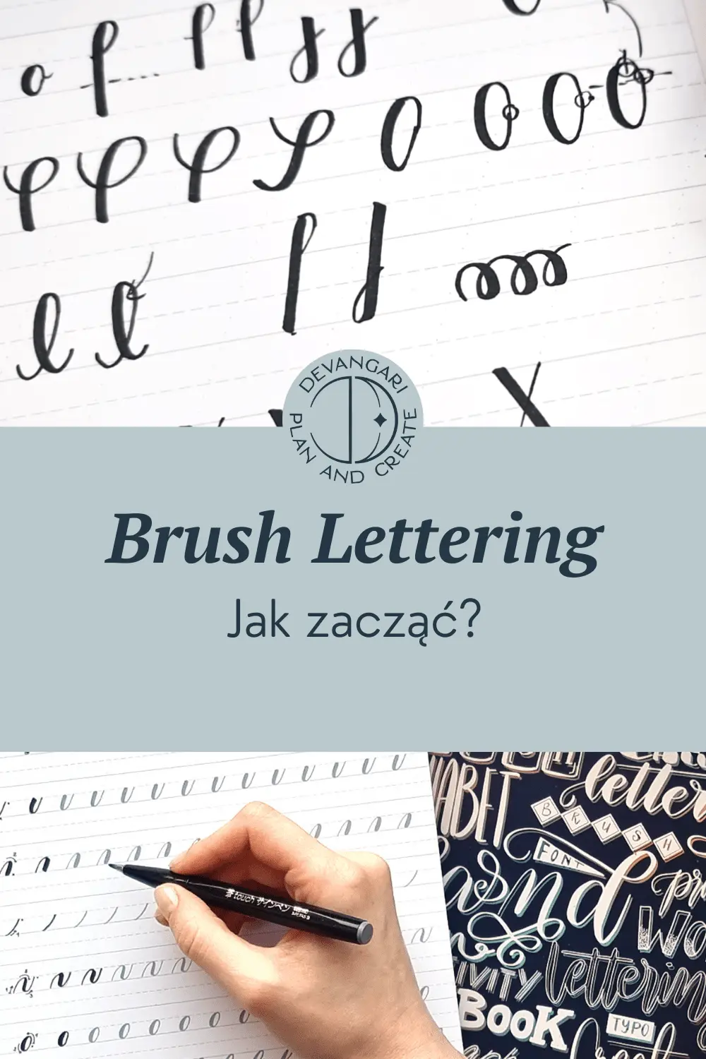 Kaligrafia pędzelkowa brush lettering jak zacząć?